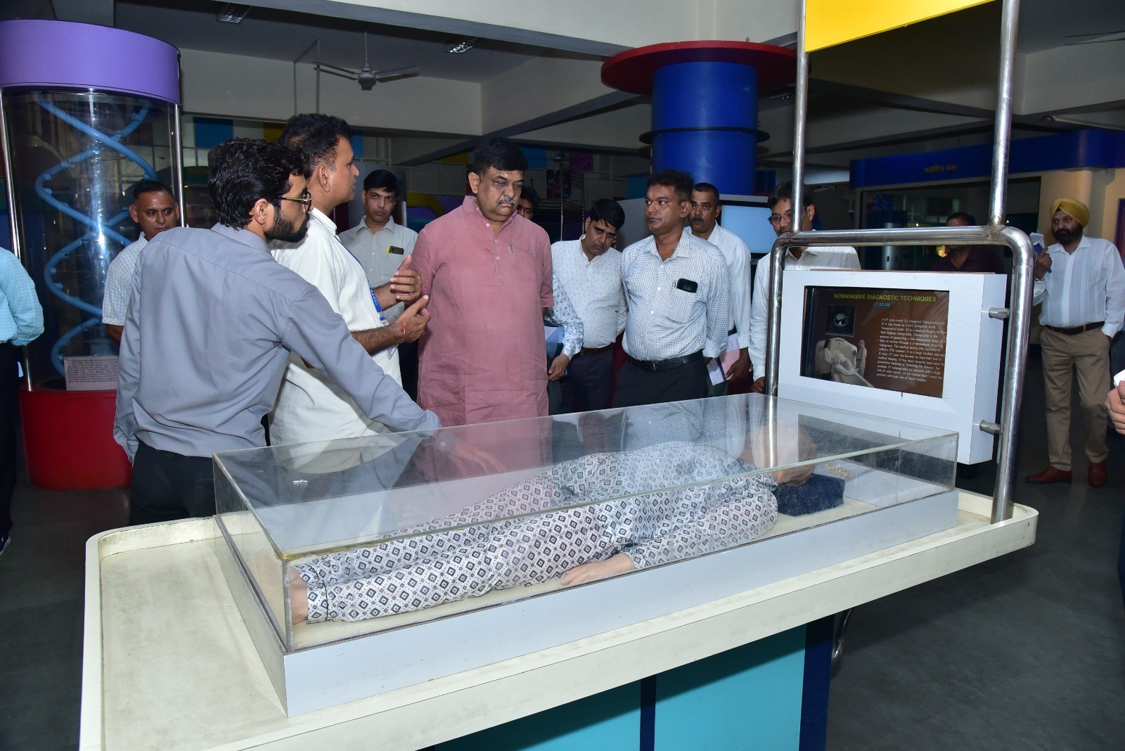 Science park visit by StateMinister