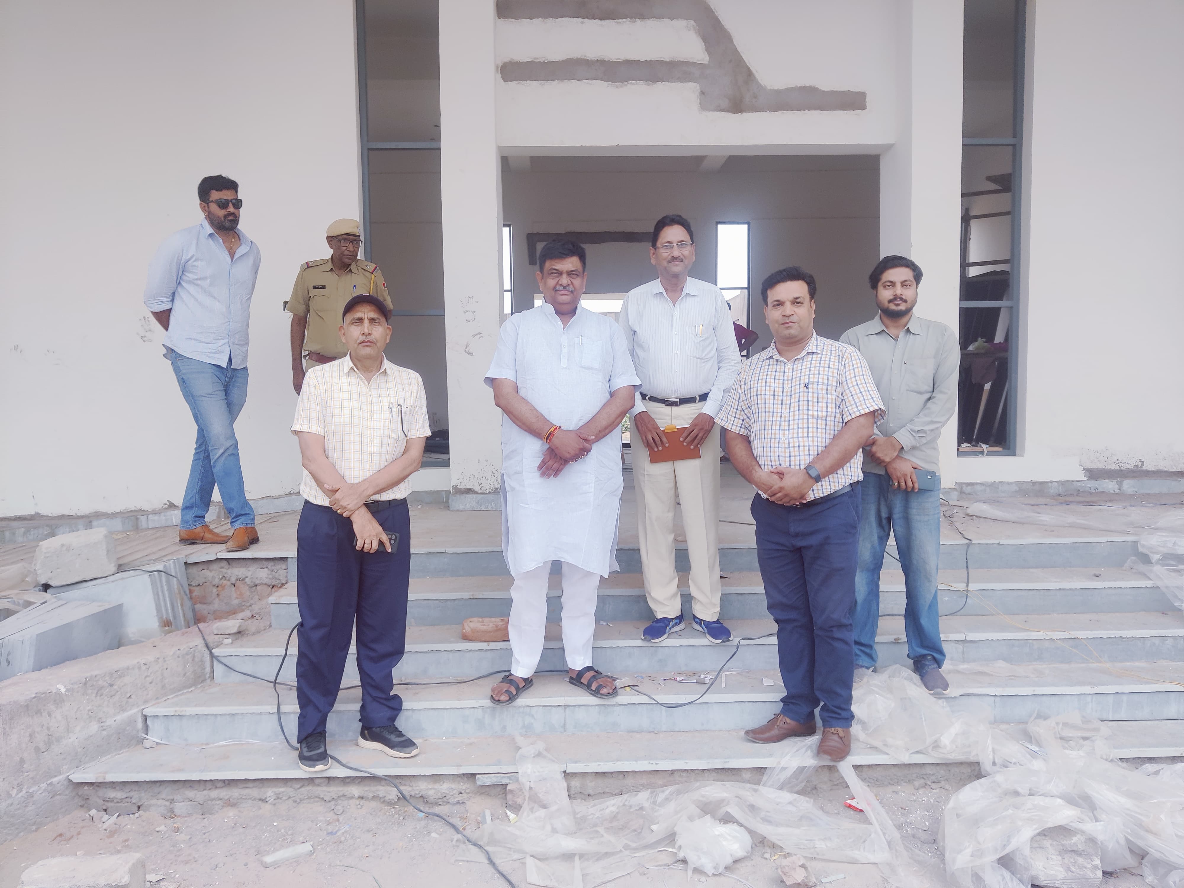 Minister Visit of Sci. Cen. Bikaner